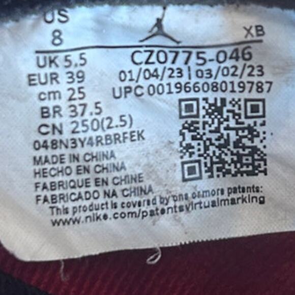 Nike-Air Jordan 1 Retro To Chicago-Trainer-Black/Blue/Red-Women's -8- CZ0775-046 - Picture 9 of 9